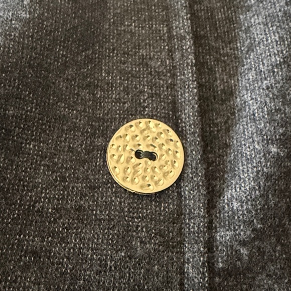 A-Line Skirt with Gold Accent Buttons - Picture 5 of 6